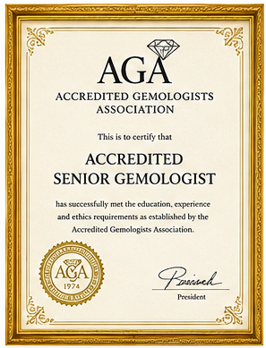Accredited Senior Gemologist